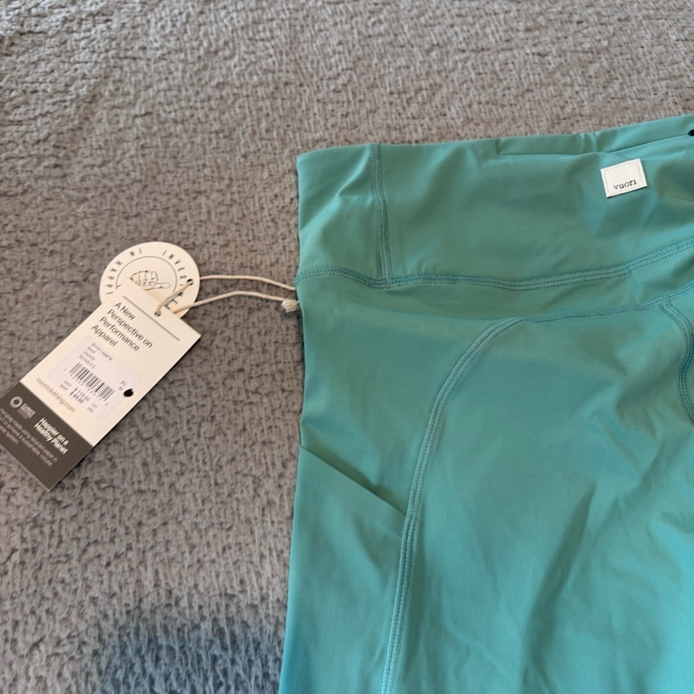VUORI Stride Legging BASIL Green Size Medium Women's Performance Legging VW429 - Picture 6 of 13